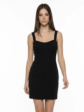 BCBgirls Black zip dress